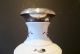 Vintage Meissen Porcelain Vase Mounter In Sterling Silver Top And Bottom. Vases photo 3