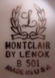 Elegant Vintage Lenox White With Platinum Trim Montclair Pattern Cup And Saucer Cups & Saucers photo 8
