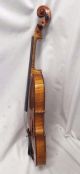 Old Antonius Stradivarius Special Model Flame Back Full Size 4/4 Violin W/ Bow String photo 9