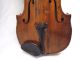 Old Antonius Stradivarius Special Model Flame Back Full Size 4/4 Violin W/ Bow String photo 2