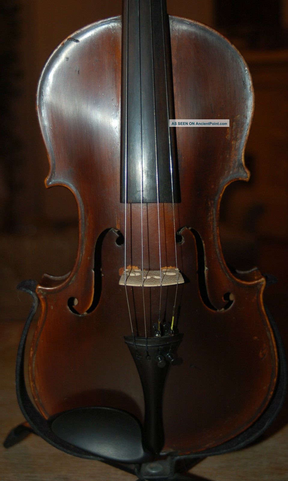 Antique Handmade German 3/4 Violin With Case - 1900 ' S String photo