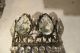 Antique Vintage French Basket Style Crystal Wall Sconce Aplique 1940 ' S Chandeliers, Fixtures, Sconces photo 2