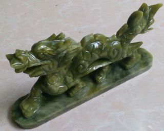 100 China ' S Natural Jade Statues Of Hand - Carved Statues Of Dragons photo