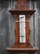 Antique Victorian Oak Wall Barometer Thermometer Restoration Project 1900 ' S Barometers photo 1
