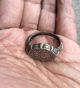 Ottoman Islamic Seal Ring Amulet Mysticism Muslim Tribal Size 7.  5 Old Men Women Islamic photo 1
