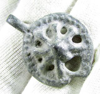 Rare Ancient Roman Bronze Pendant / Amulet 