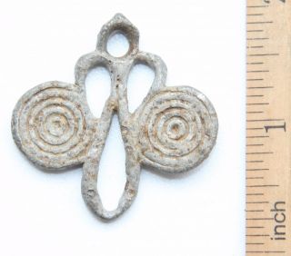 Ancient Bronze Neck Pendant.  Viking Age.  (mcr50) photo