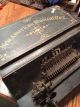 Antique 1889 Roller Organ Gem American Musical Box With 16 Cobs Wind photo 1