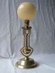 Rare Pair Antique Gimbal Lamps Ship Or Pullman 1 Marked Harcourts - Heavy Edwardian (1901-1910) photo 1