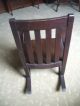 Antique Child ' S Mission Oak Arts Crafts Rocking Chair Heywood Wakefield? 1900-1950 photo 3