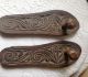 Antique Wooden Hand Carved Sandals / Pattens Paduka Footwear India photo 2