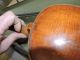 Antique Hopf Signed Stamped Back Flame Back Violin W/wood Case String photo 6