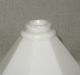 Vintage White Milk Glass Unembossed Electra Cone Lightning Rod Ball - Weathervanes & Lightning Rods photo 3