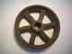 Pair Vintage Small Iron Spoked Wheels Industrial Machine Age Steampunk Other Mercantile Antiques photo 3