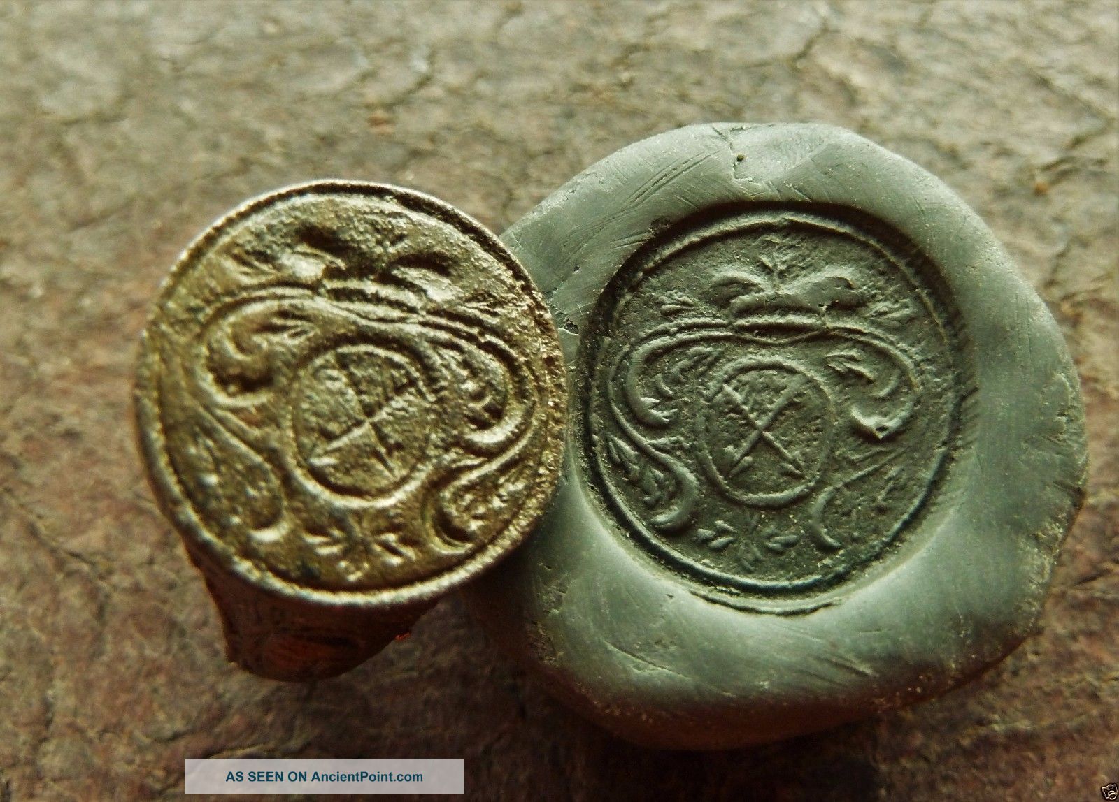 Post Medieval Bronze Seal - Ring (864) Other Antiquities photo