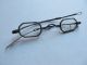 Scarce Colonial Antique Octagon Brass Frame Eyeglasses,  C1780,  Costume Accessory Optical photo 1