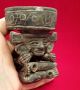 Old God Huehueteotl Clay Terracotta Pottery Brazier Statue Antique Precolumbian The Americas photo 10
