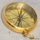 Brass Lens Brass Pocket Compass W/ Lid Magnetic Nautical Camping Hiking Compasses photo 2