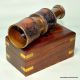 Brass Antique Telescope With Roosewood Box Lovely Gift For Lover In Vintage Telescopes photo 4