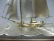 The Sailboat Of Silver960 Of The Most Wonderful Japan.  2masts.  Takehiko ' S Work. Other Antique Sterling Silver photo 7