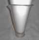 Early Antique Hand Etched Glass Graduated Cylinder Beaker Pitcher Weighted Base Bottles & Jars photo 1