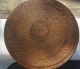 Antique/vintage Woven Basket With Lid And Brass/copper Hasp Primitives photo 2