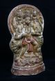 Large Old Vintage Terracotta Hanuman Ramayana Hindu Statue From India India photo 2