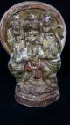 Large Old Vintage Terracotta Hanuman Ramayana Hindu Statue From India India photo 7