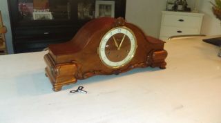 Westminster Mantle Clock Orfac Germany Shipped Insured photo