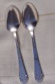 2 Waldorf Astoria Art Deco Silverplate Teaspoons,  International Silver Co. Flatware & Silverware photo 1
