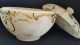 White Alabaster Jar With Lid Signed - Old Egyptian photo 1
