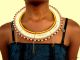 Ethnic Masai Lady Collar Home Decor White Statement Necklace Jewelry 2015 Moshi Jewelry photo 1