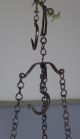 1800s Hand Forged Iron,  Brass & Copper Hanging Scale,  27 
