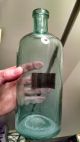 Applied Top Fcg Co Medicine Bottle Deep Aqua Louisville,  Kentucky Made 9 