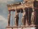 A Well - Executed Watercolor View Of The Acropolis Erechteion Temple,  Athens Greek photo 5