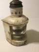 Vintage Marine Anchor Lamp With Brass Top & Clear Fresnel Lens. Lamps & Lighting photo 2