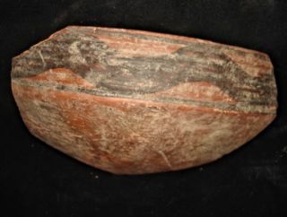Painted Bowl Shard With Animal Early Bronze Age 3000bc Ancient Archaeolgy photo