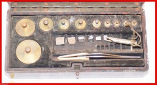 Antique Baird & Tatlock Jeweler/trade Scale Weights photo