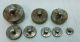 Antique Brass Weights In Wooden Case,  Jeweler Chemist Apothecary Scale Balance Scales photo 5