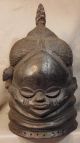 Antique African Mende Bundu Tribal Helmet Mask Sierra Leone C.  1890 - 1910 Masks photo 2