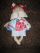 Sale•••primitive Angel Annie Flower Dress Primitives photo 1