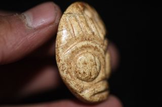 Old Chinese Hongshan Culture Old&jade Hand Carved Amulet Pendant A0314 photo