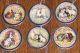 10 Primitive Folk Art Easter Bunny Rabbit Metal Rim Hang Tags Gift Ties Ornies Primitives photo 3