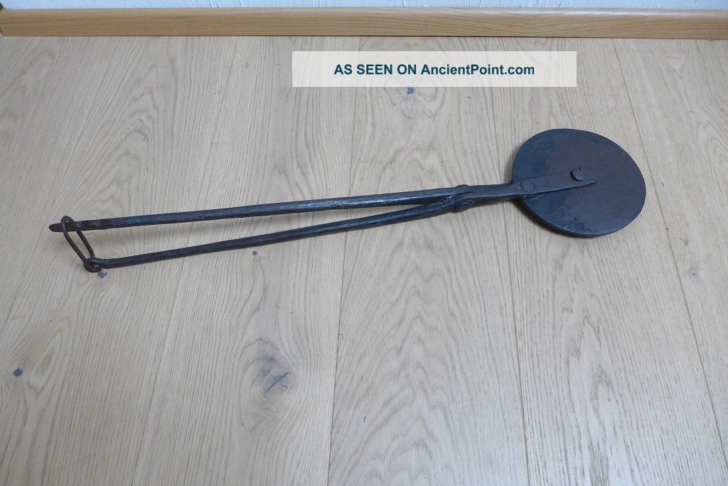 Antique Waffle Iron,  Wafer Iron,  Oblates Iron,  For Church,  About 1800 Primitives photo