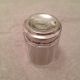 Antique Cut Glass Pot With Hallmarked Sterling Silver Lid - Birmingham 1912 Bottles photo 1