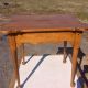 Vintage Butternut Top Table Ethan Allen Maple One Drawer Nite Stand Slipper Foot 1900-1950 photo 1