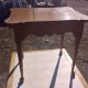 Vintage Butternut Top Table Ethan Allen Maple One Drawer Nite Stand Slipper Foot 1900-1950 photo 2