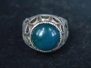 Antique Silver Ring With Stone 1900 Ad Price 