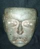 Pre Columbian Mask Of Stone Green Olmec Mesoamerica The Americas photo 2