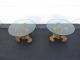 Round Glass - Top Side Tables By Universal Statuary Corp Of Chicago 6905 Post-1950 photo 3
